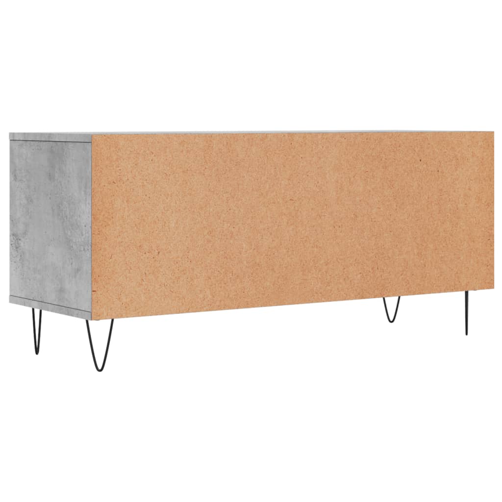 TV Cabinet 100x34,5x44,5 cm Engineered Wood Concrete grey