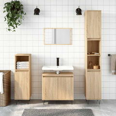 vidaXL Bathroom Cabinet 58x33x60 cm Engineered Wood