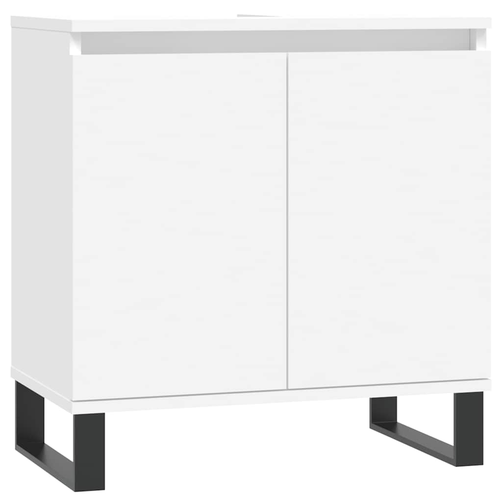 vidaXL Bathroom Cabinet White 58x33x60 cm Engineered Wood 2