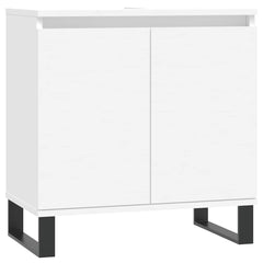 vidaXL Bathroom Cabinet White 58x33x60 cm Engineered Wood 2