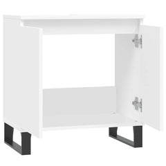 vidaXL Bathroom Cabinet White 58x33x60 cm Engineered Wood 5