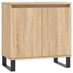 vidaXL Bathroom Cabinet Sonoma Oak 58x33x60 cm Engineered Wood 2