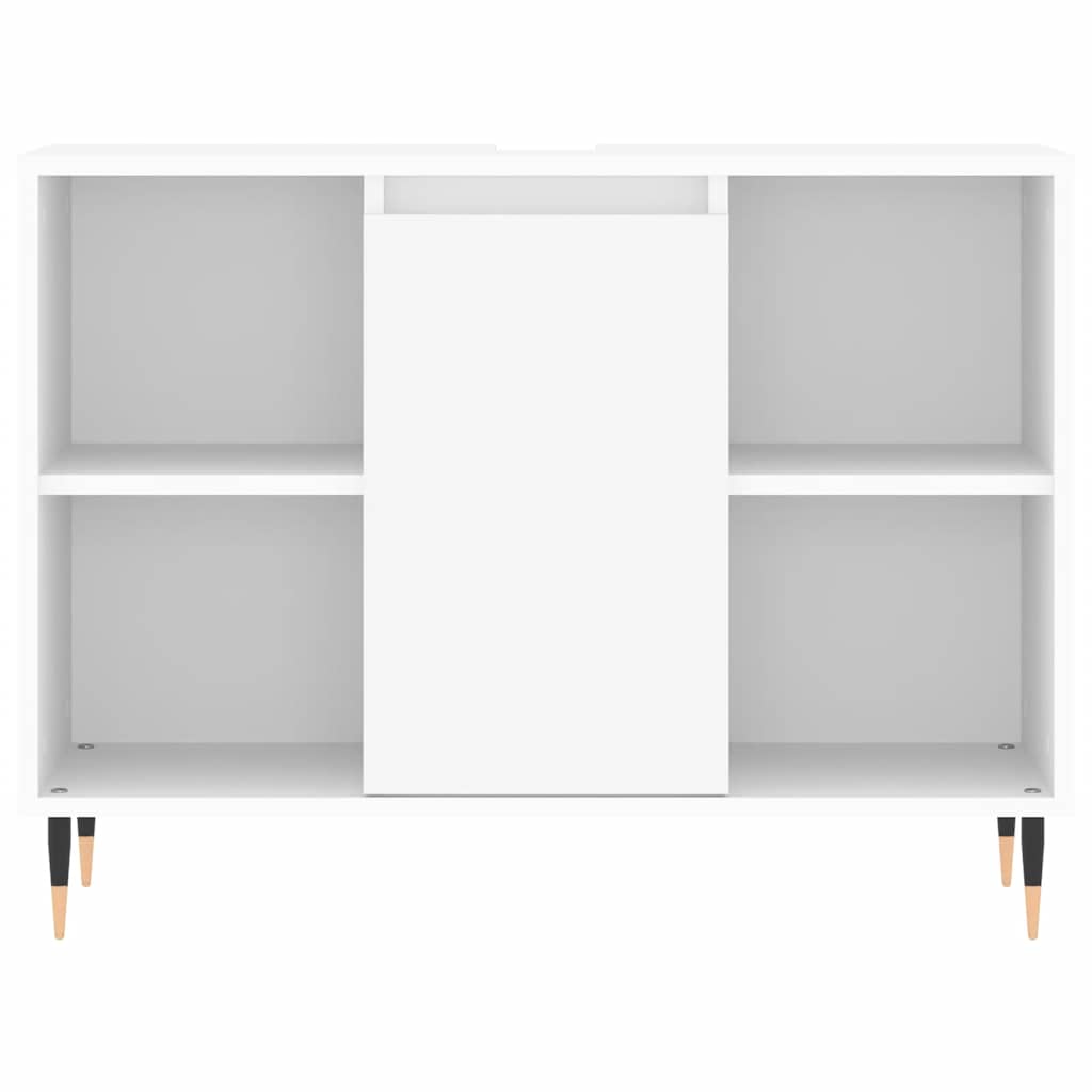 vidaXL Bathroom Cabinet White 80x33x60 cm Engineered Wood 6