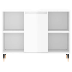 vidaXL Bathroom Cabinet High Gloss White 80x33x60 cm Engineered Wood 6