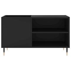 vidaXL Record Cabinet Black 85x38x48 cm Engineered Wood 4