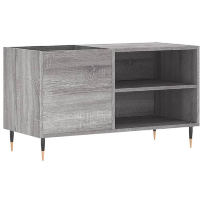 Record Cabinet Grey Sonoma 85x38x48 cm Engineered Wood