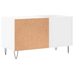 vidaXL Record Cabinet | White | Engineered wood, Iron | Medium | Record Cabinet 6