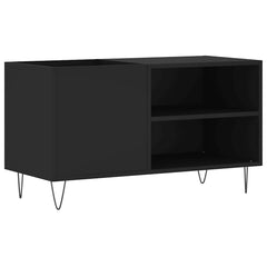 vidaXL Record Cabinet Black 85x38x48 cm Engineered Wood 2