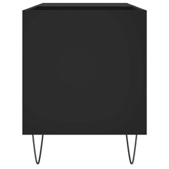 vidaXL Record Cabinet Black 85x38x48 cm Engineered Wood 5