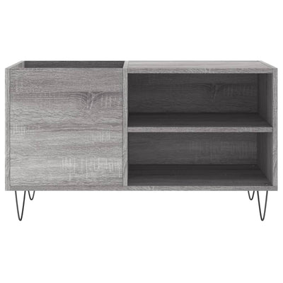 Record Cabinet Grey Sonoma 85x38x48 cm Engineered Wood