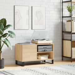 vidaXL Record Cabinet Sonoma Oak 85x38x48 cm Engineered Wood 1