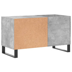 vidaXL Record Cabinet Concrete Grey 85x38x48 cm Engineered Wood 6