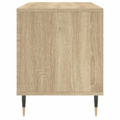 vidaXL Record Cabinet | Sonoma oak | Engineered wood, iron | 100 x 38 x 48 cm 5