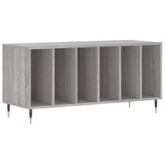 vidaXL Record Cabinet Grey Sonoma 100x38x48 cm Engineered Wood 2