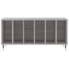 vidaXL Record Cabinet Grey Sonoma 100x38x48 cm Engineered Wood 4