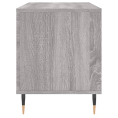 vidaXL Record Cabinet Grey Sonoma 100x38x48 cm Engineered Wood 5
