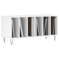 vidaXL Record Cabinet White 100x38x48 cm Engineered Wood 3