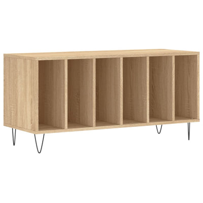 Record Cabinet Sonoma Oak 100x38x48 cm Engineered Wood