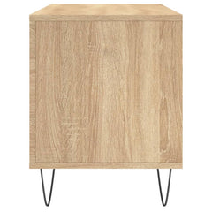vidaXL Record Cabinet Sonoma Oak 100x38x48 cm Engineered Wood 5