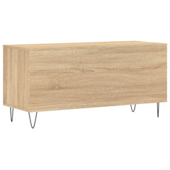 vidaXL Record Cabinet Sonoma Oak 100x38x48 cm Engineered Wood 6