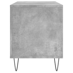 vidaXL Record Cabinet Concrete Grey 100x38x48 cm Engineered Wood 5