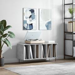 vidaXL Record Cabinet Concrete Grey 100x38x48 cm Engineered Wood 1