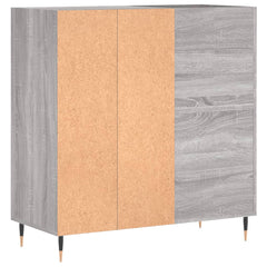 vidaXL Record Cabinet Grey Sonoma 84.5x38x89 cm Engineered Wood 6