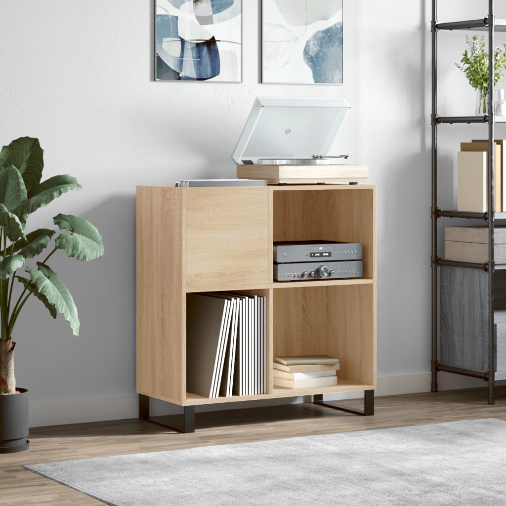 vidaXL Record Cabinet 84.5x38x89 cm Engineered Wood