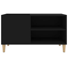 vidaXL Record Cabinet Black 84.5x38x48 cm Engineered Wood 5