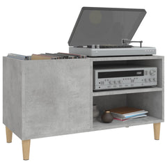 vidaXL Record Cabinet Concrete Grey 84.5x38x48 cm Engineered Wood 4