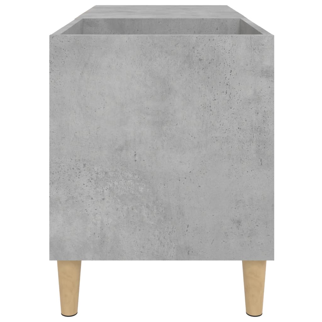 vidaXL Record Cabinet Concrete Grey 84.5x38x48 cm Engineered Wood 6