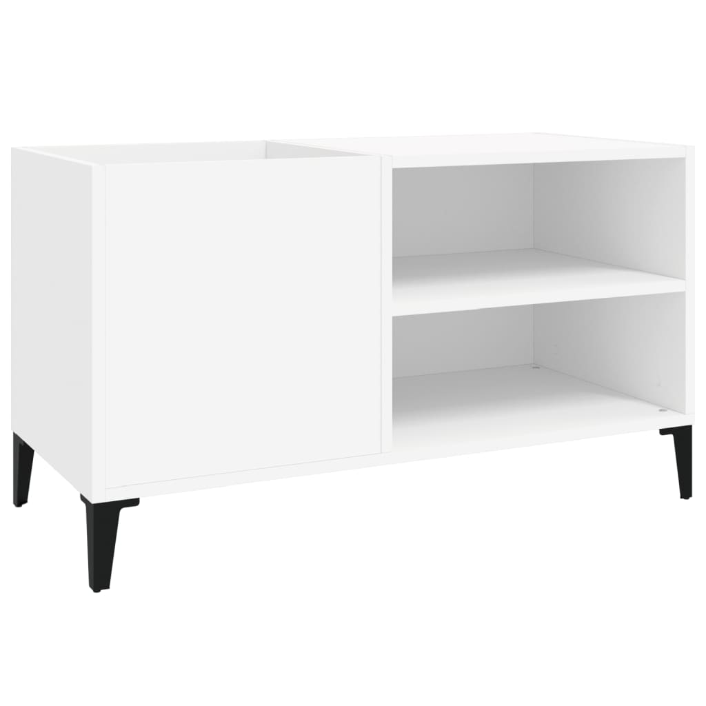 vidaXL Record Cabinet White 84,5x38x48 cm Engineered Wood 2