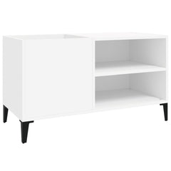 vidaXL Record Cabinet White 84,5x38x48 cm Engineered Wood 2