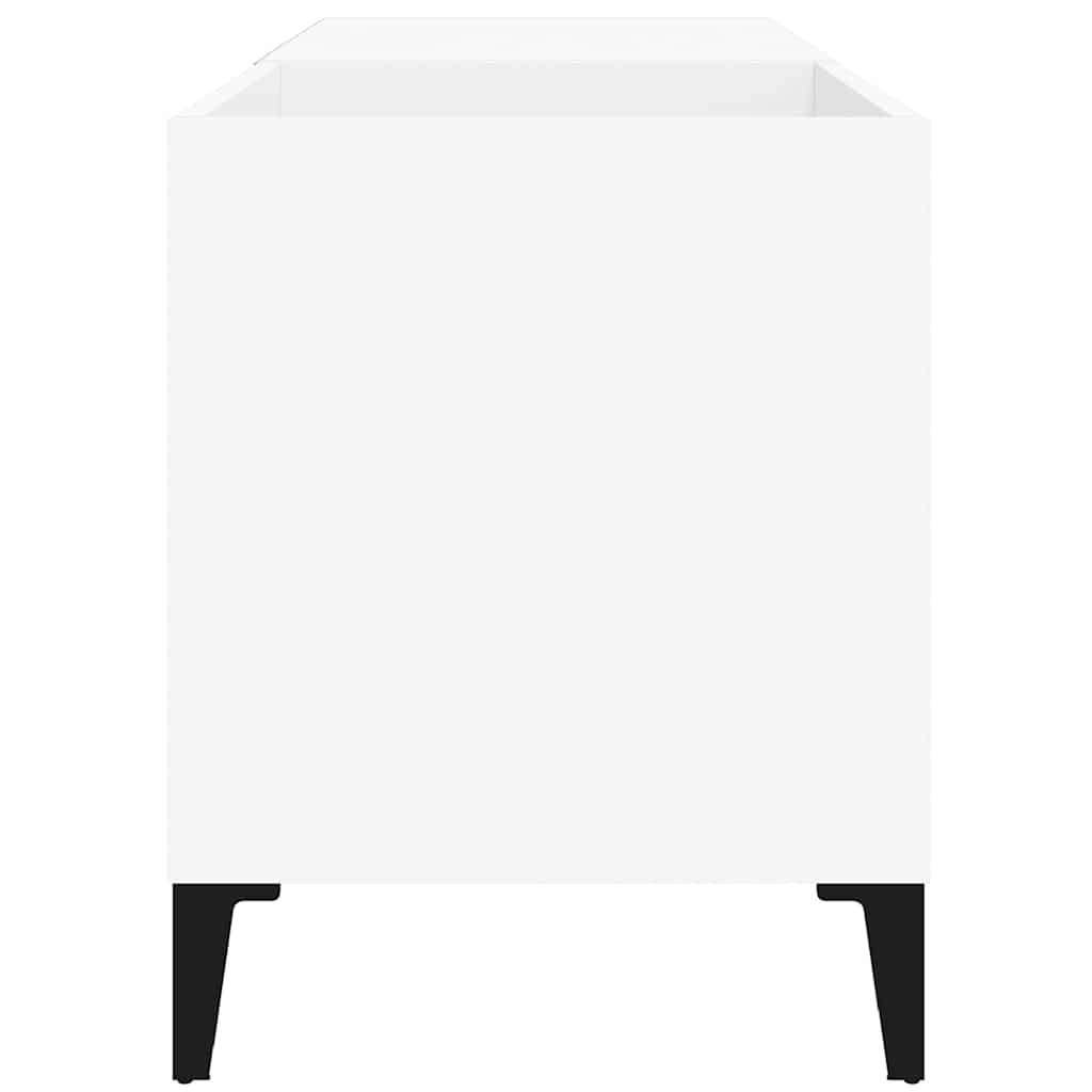 vidaXL Record Cabinet White 84,5x38x48 cm Engineered Wood 5
