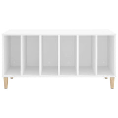 vidaXL Record Cabinet White 100x38x48 cm Engineered Wood 5