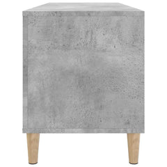 vidaXL Record Cabinet Concrete Grey 100x38x48 cm Engineered Wood 6