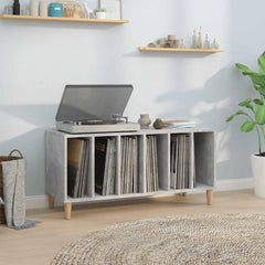 vidaXL Record Cabinet Concrete Grey 100x38x48 cm Engineered Wood 1