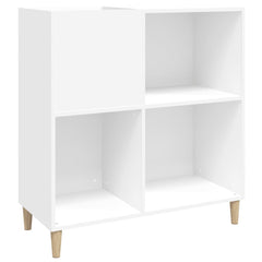 vidaXL Record Cabinet White 84.5x38x89 cm Engineered Wood 2