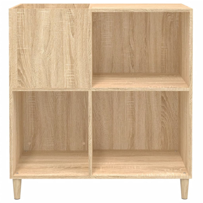 Record Cabinet Sonoma Oak 84.5x38x89 cm Engineered Wood