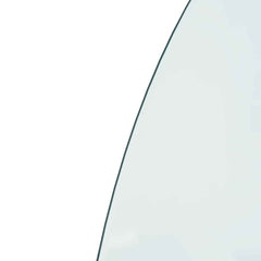 vidaXL Fireplace Glass Plate Transparent 800 x 600 mm Glass 6