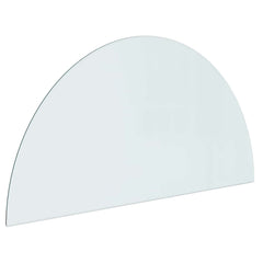 vidaXL Fireplace Glass Plate Transparent 1000 x 500 mm Glass 2