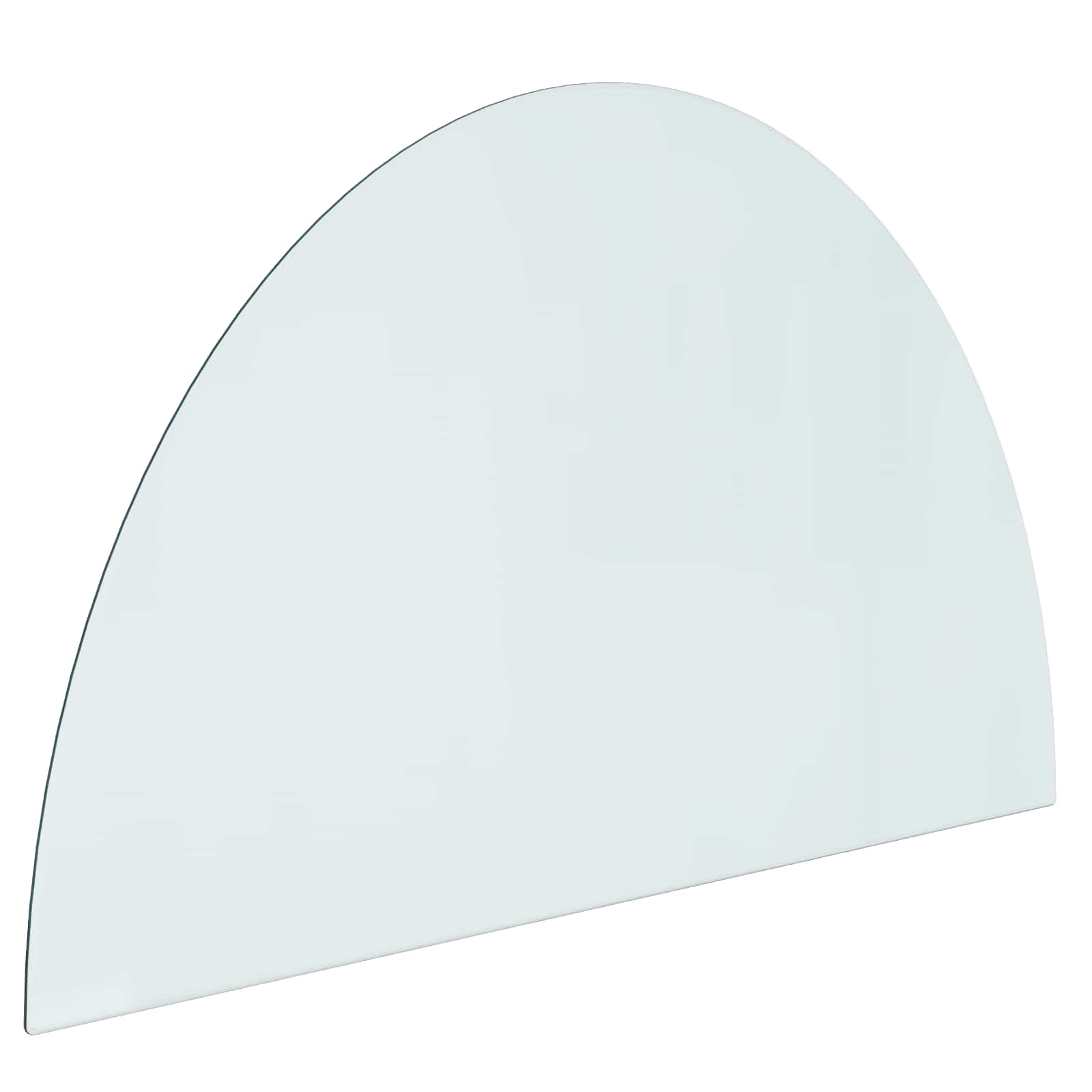 vidaXL Fireplace Glass Plate Transparent 1000 x 600 mm Glass 2