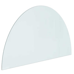 vidaXL Fireplace Glass Plate Transparent 1000 x 600 mm Glass 2