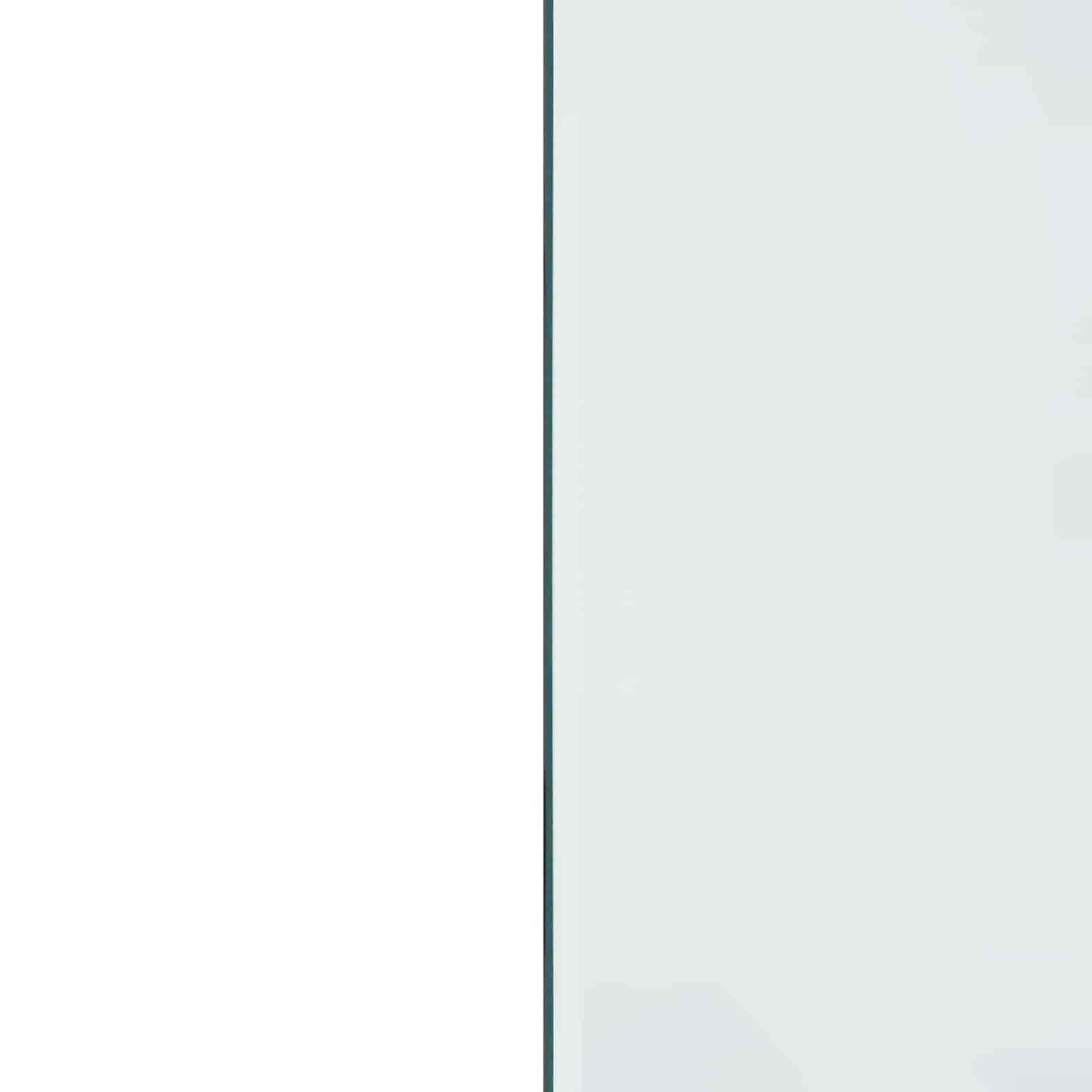 vidaXL Fireplace Glass Plate Transparent 100 x 60 cm Glass 6