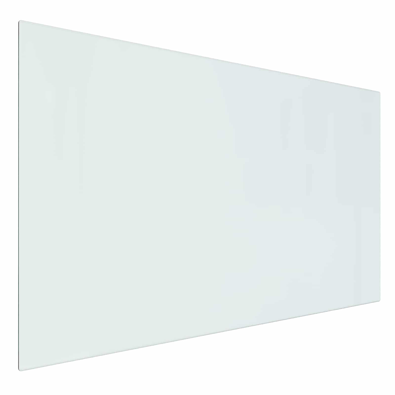 vidaXL Fireplace Glass Plate Transparent 100 x 60 cm Glass 2