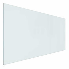 vidaXL Fireplace Glass Plate Transparent 100 x 50 cm Glass 2