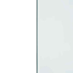 vidaXL Fireplace Glass Plate Transparent 120 x 60 cm Glass 6