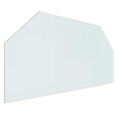 vidaXL Fireplace Glass Plate Transparent 100 x 50 cm Glass 2