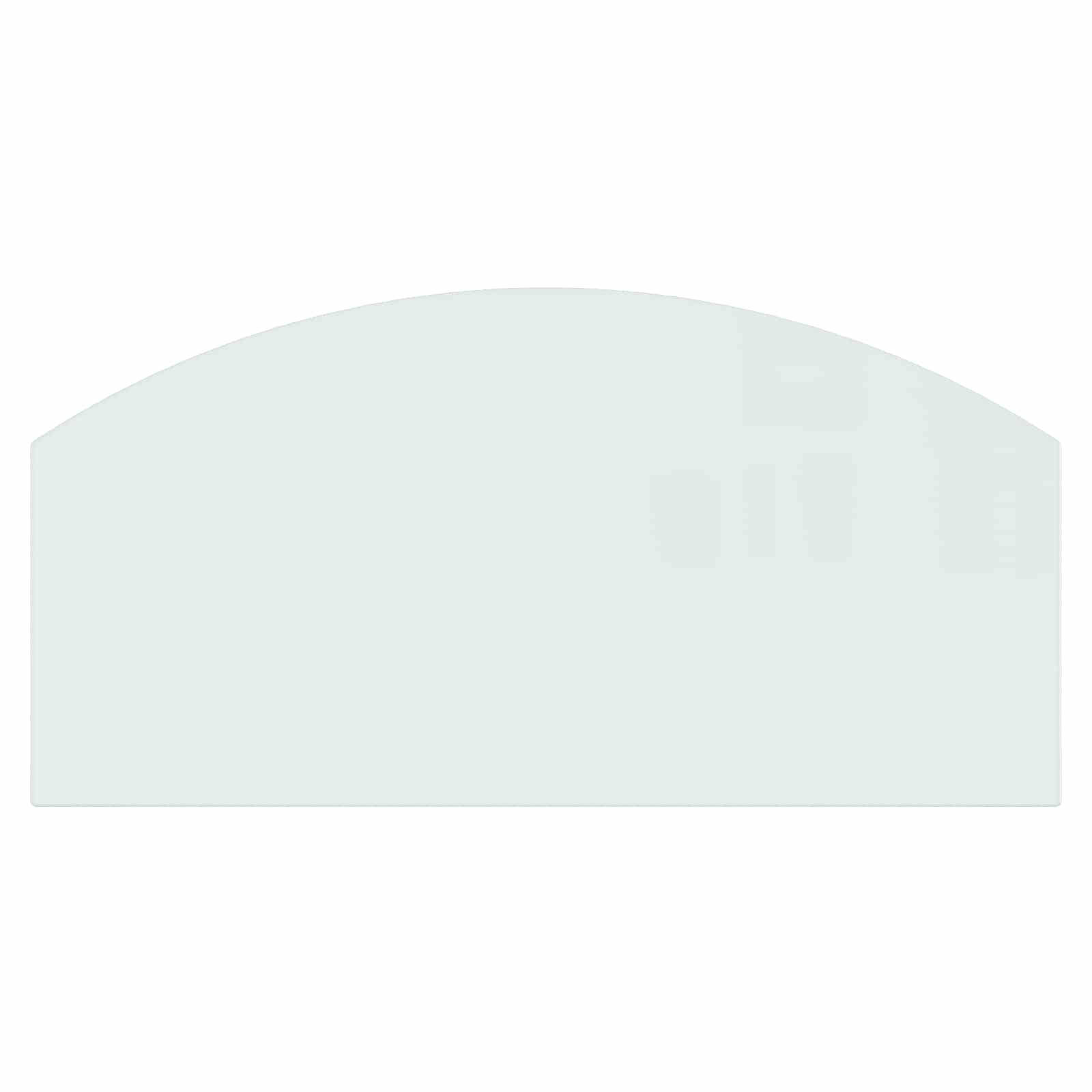 vidaXL Fireplace Glass Plate Transparent 100 x 50 cm Glass 6