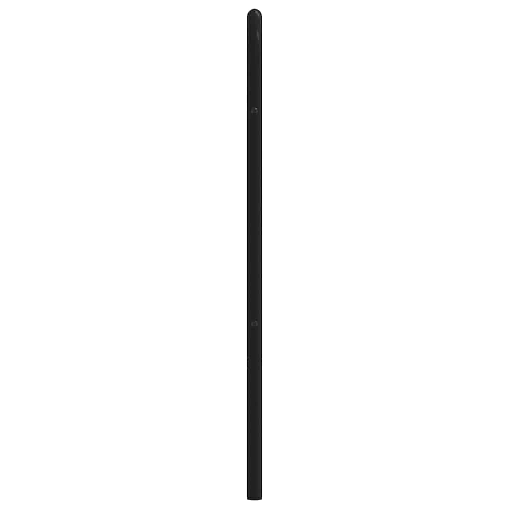 vidaXL Metal Replace Headboard Black 135 cm 5